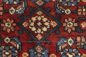 Vintage Floral Maroon Red 4X6'5 Gholtogh Persian Rug