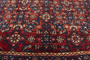Vintage Floral Maroon Red 4X6'5 Gholtogh Persian Rug