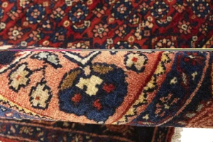 Vintage Floral Maroon Red 4X6'5 Gholtogh Persian Rug