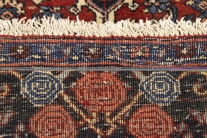 Vintage Floral Maroon Red 4X6'5 Gholtogh Persian Rug
