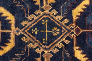 Semi Antique Beige Tribal 5'5X9'7 Zanjan Persian Runner Rug