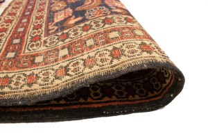 Vintage Plum Floral 2X3 Ardebil Persian Rug