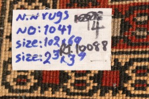 Vintage Plum Floral 2X3 Ardebil Persian Rug
