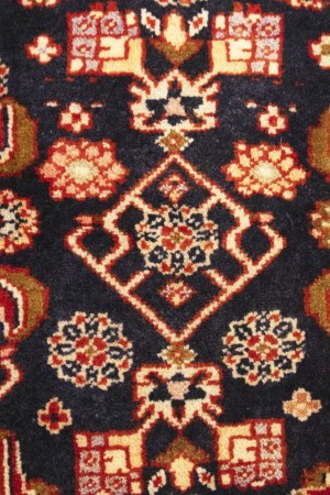 Vintage Plum Floral 2X3 Ardebil Persian Rug