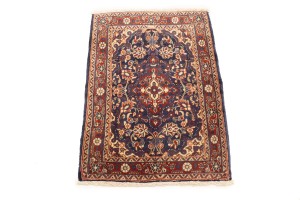 Vintage Plum Floral 2X3 Shahrbaft Persian Rug