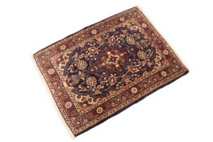 Vintage Plum Floral 2X3 Shahrbaft Persian Rug