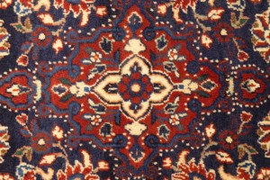 Vintage Plum Floral 2X3 Shahrbaft Persian Rug