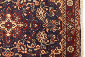 Vintage Plum Floral 2X3 Shahrbaft Persian Rug