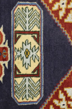Vintage Tribal Plum 2X3 Turkoman Persian Rug