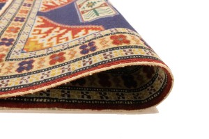 Vintage Tribal Plum 2X3 Turkoman Persian Rug