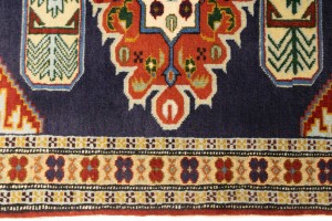 Vintage Tribal Plum 2X3 Turkoman Persian Rug