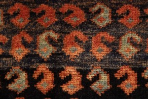 Semi Antique Tribal Rusty Red 4X9 Sanandaj Persian Runner Rug