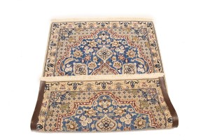 Vintage Floral Classic Blue 3X4 Nain Persian Rug