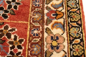 Vintage Allover Floral 3X5 Tabriz Persian Rug
