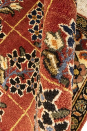 Vintage Allover Floral 3X5 Tabriz Persian Rug