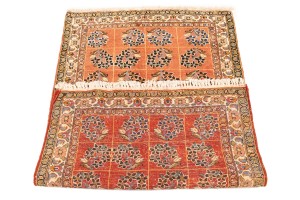 Vintage Allover Floral 3X5 Tabriz Persian Rug
