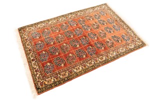 Vintage Allover Floral 3X5 Tabriz Persian Rug