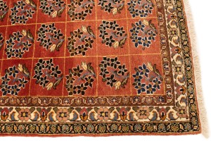 Vintage Allover Floral 3X5 Tabriz Persian Rug