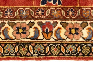 Vintage Allover Floral 3X5 Tabriz Persian Rug