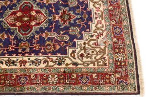 Vintage Plum Traditional 3'3X4'7 Tabriz Persian Rug