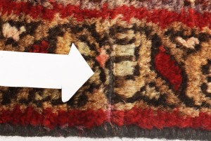 Semi Antique Red Tribal 2'5X9'2 Hamedan Persian Runner Rug