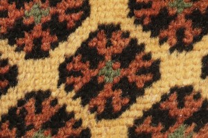 Semi Antique Tribal Geometric 4X7 Shiraz Lori Persian Rug