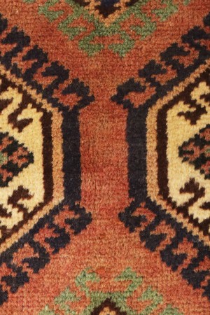 Semi Antique Tribal Geometric 4X7 Shiraz Lori Persian Rug