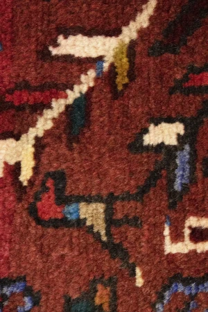 Vintage Tribal Rust Red 4X7 Hamedan Persian Rug