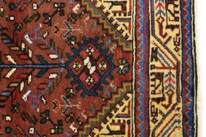 Vintage Tribal Rust Red 4X7 Hamedan Persian Rug