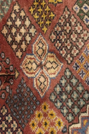 Vintage Rusty Red Tribal 5X7 Joshaghan Persian Rug
