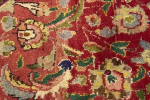 Semi Antique Red Traditional 6'7X10'5 Tabriz Persian Rug