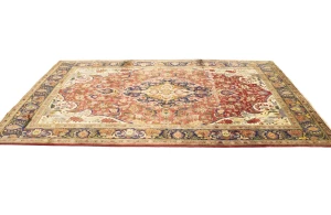 Semi Antique Red Traditional 6'7X10'5 Tabriz Persian Rug