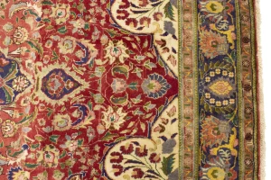 Semi Antique Red Traditional 6'7X10'5 Tabriz Persian Rug