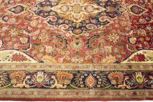 Semi Antique Red Traditional 6'7X10'5 Tabriz Persian Rug