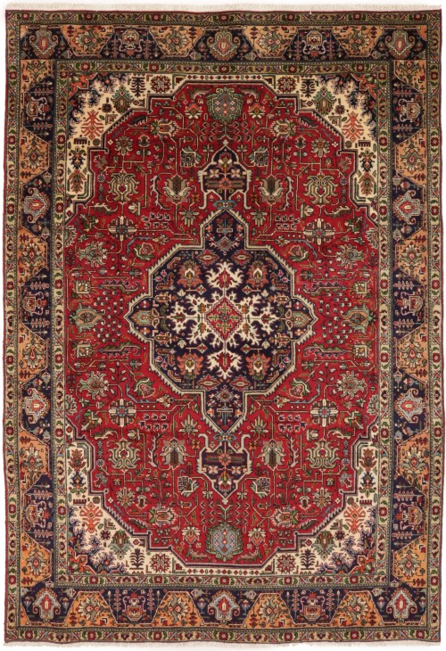 Red Floral 7X10 Vintage Traditional Classic Oriental Persian Rug