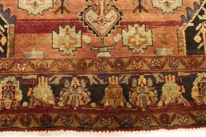 Semi Antique Tribal Rusty Red 6'3X10'5 Hamedan Persian Rug
