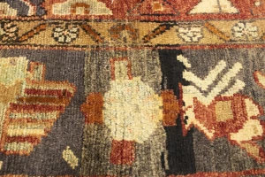 Semi Antique Tribal Rusty Red 6'3X10'5 Hamedan Persian Rug