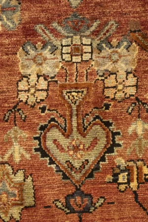 Semi Antique Tribal Rusty Red 6'3X10'5 Hamedan Persian Rug