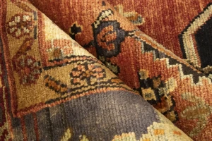Semi Antique Tribal Rusty Red 6'3X10'5 Hamedan Persian Rug