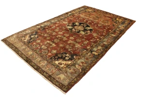 Semi Antique Tribal Rusty Red 6'3X10'5 Hamedan Persian Rug