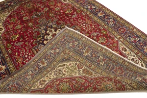 Red Vintage Floral 7X10 Classic Oriental Persian Rug