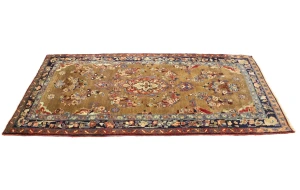 Khaki Tribal 4X7 Vintage Floral Oriental Persian Rug