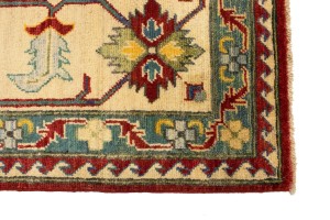 Red Geometric Tribal 8'5X11'0 Kazak Pakistan Rug