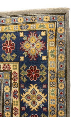 Gray GeometricTribal  8X11 Kazak Pakistan Rug