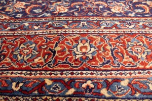 Vintage Purple-navy Floral 10X13 Mahal Persian Rug