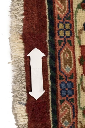 Semi Antique Orange-red Traditional 10X14 Mahal Persian Rug