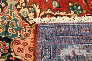 Vintage Orange-red Traditional 10X14 Mahal Persian Rug