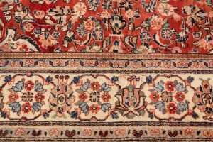 Semi Antique Red Traditional 10X13 Mahal Persian Rug
