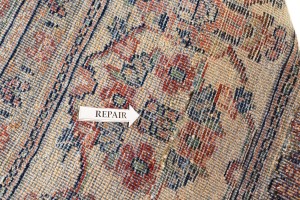 Semi Antique Red Traditional 10X13 Mahal Persian Rug