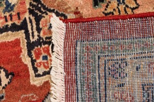 Semi Antique Red Traditional 10X13 Mahal Persian Rug